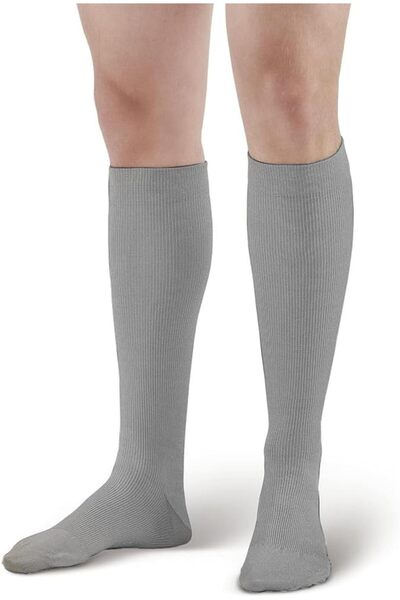 Margoun Compression Socks Men Women Knee High Stockings -Grey