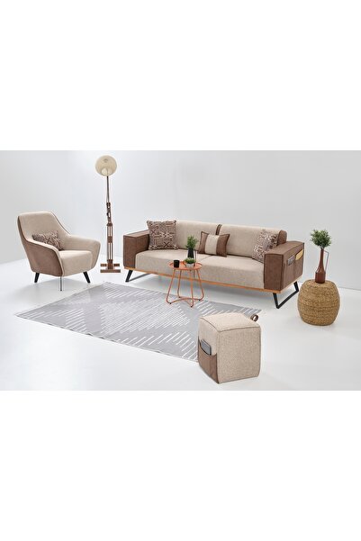 Vivense LOFT KOLTUK TAKIMI, KAHVE