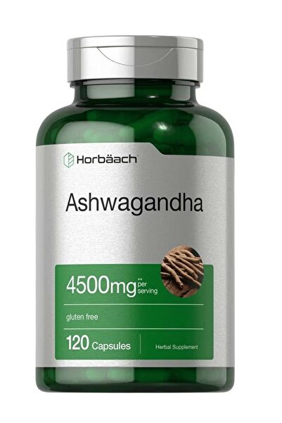 Horbaach أشواغاندا 4500 ملغ - 120 كبسولة