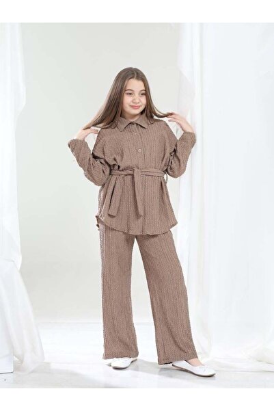 Giyinse Arlina Girl's Suit Beige