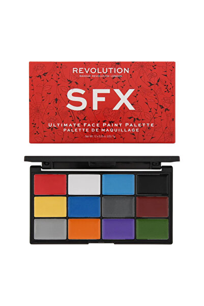 MAKEUP REVOLUTION Sfx, Face Palette, 12 Shades, 12 g