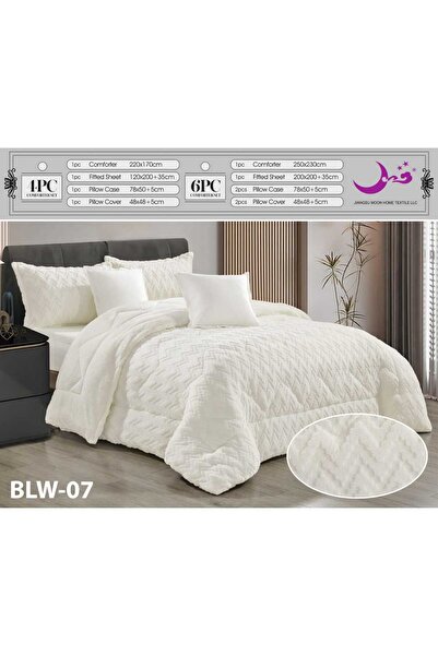 Moon 6-piece winter fur double bedspread - quilt