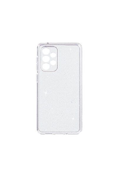 bestcase Θήκη Husa Glitter + Tempered Glass για Samsung Galaxy A52, Ασημί