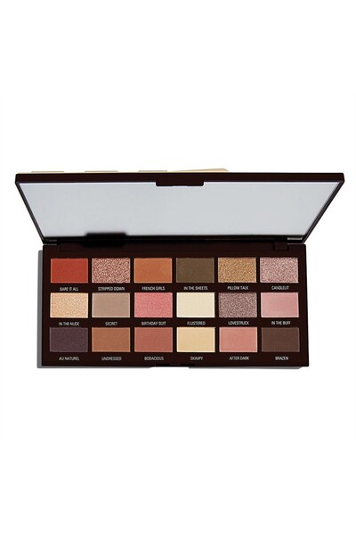 I HEART REVOLUTION I Heart Revolution, Paletă de farduri de pleoape, Nudes Ch...