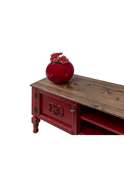 Vivense ADA TV ÜNİTESİ, KIRMIZI