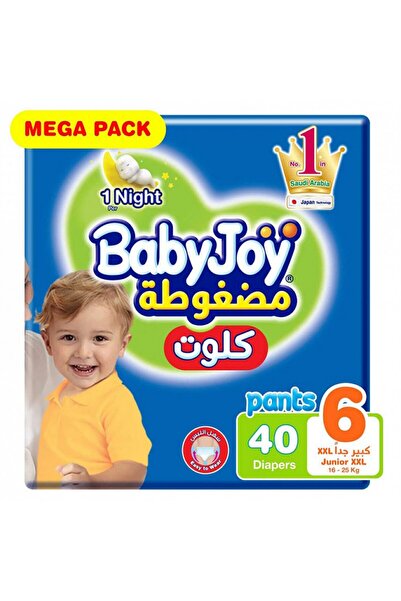 Baby Joy بيبي جوي كلوت مقاس (6) عبوة ميجا 40 كلوت