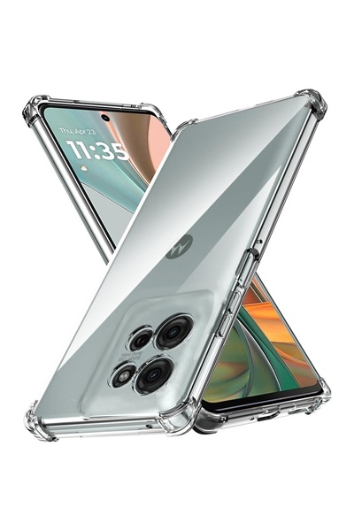 bestcase Husa antișoc TPU + sticlă securizată pentru Motorola Moto G15, 1.5MM...