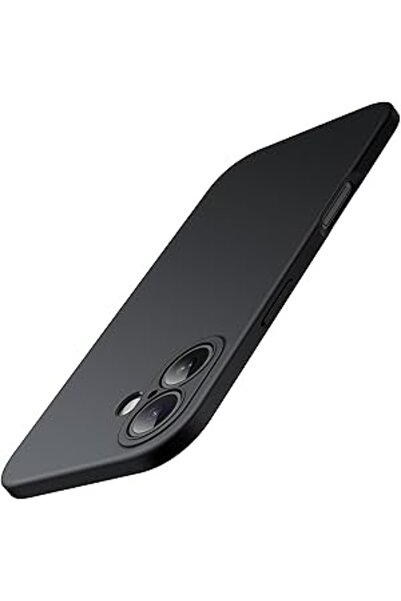 bestcase Θήκη Husa TPU λεπτή 0.8mm + σκληρυμένο γυαλί για Apple iPhone 17, μαύρη
