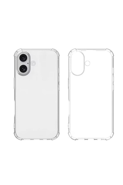 bestcase Husa Anti Shock TPU + Tempered Glass για Apple iPhone 16, Διαφανής