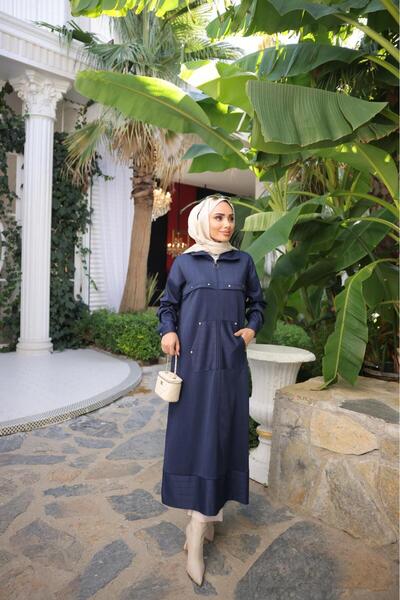 KEBİRE MODA Mayrin Kap Lacivert