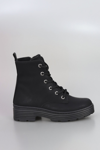 GİNZA SHOES Bln S220 Lace-Up Zippered Boots