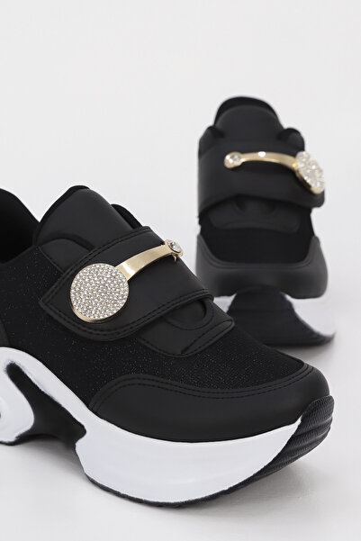 Mamito Ayakkabı Mdl 477 Stone Buckle Detail Velcro Sports Shoes