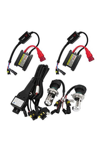 Genel Markalar Mfk-40009 Far Beyni Ballastı H4 8000k Zenon Set Slım Balast