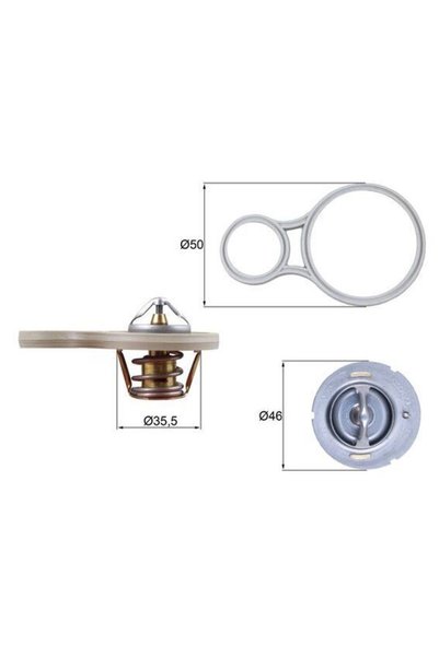 TERMOSTAT 91 C MINI W10 R50 R52 R53 11537596787