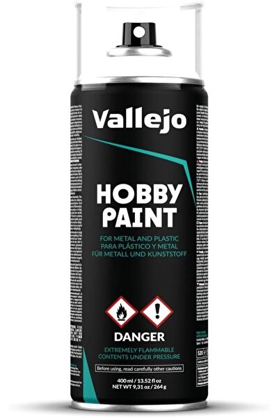 Vallejo Aerosol 28011 Grey Primer Spray (400ml)