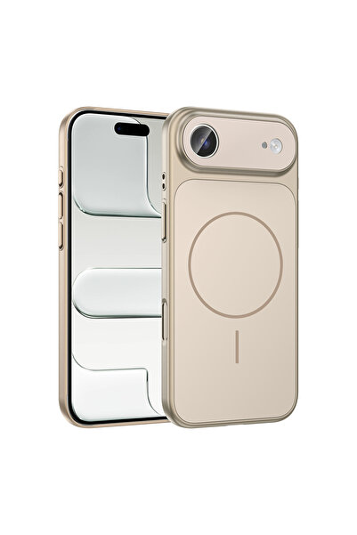 UnDePlus Apple iPhone 17 Air Kılıf Şarj Özellikli Kamera Lensli 1.8mm İnce Se...