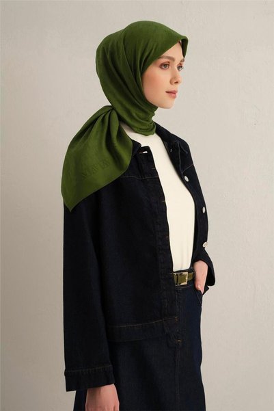 Armine Eșarfă simplă și elegantă, verde