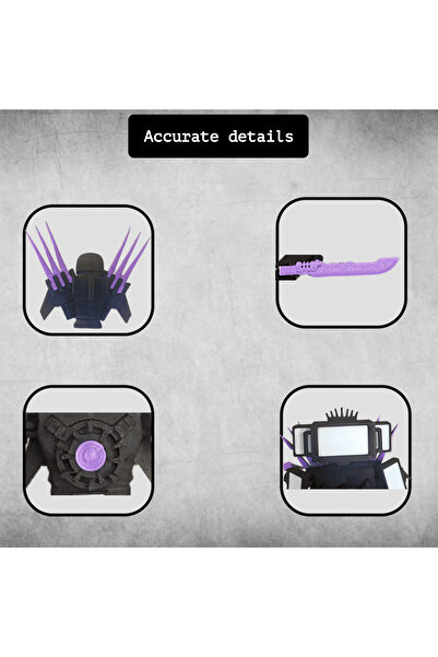 Lulu's Prints Figurina tip fidget robot Upgraded Titan TV Man, Skibidi Toilet, Roblox