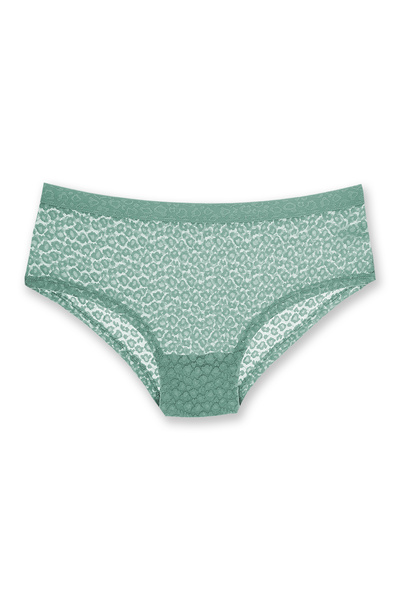 HNX Жіночі трусики з леопардовим візерунком, мереживом і еластичною талією