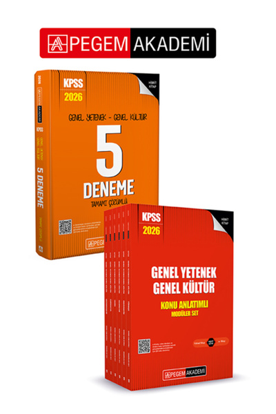 Pegem Akademi Yayıncılık PEGEM AKADEMİ 2026 KPSS Genel Yetenek Genel Kültür L...