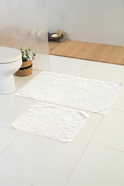 Moda Dekor Pamučna Almatura krem 60x100 - 60x50 cm 2-dijelna mašinski tkana p...