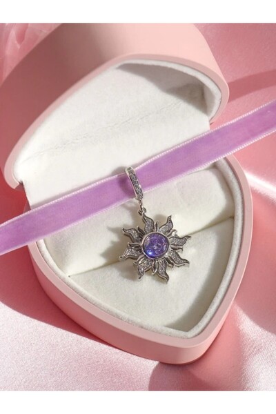 Reorah Collection Rapunzel Güneşi Choker Gümüş Kaplama