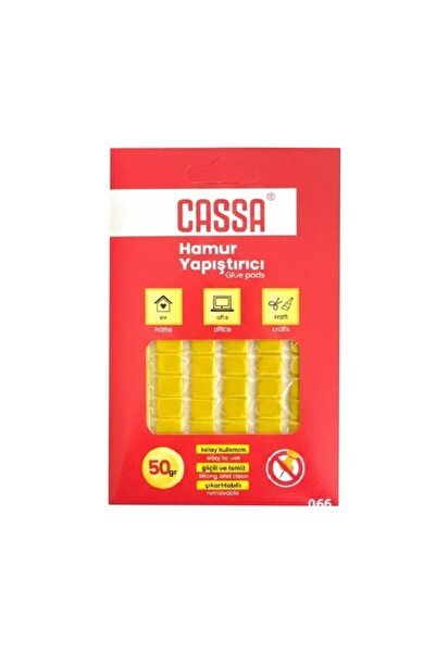 Cassa Tack-It Hamur Yapıştırıcı 50 gr Sarı (066) 1 Adet