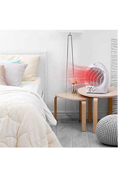 Optim Solution Electric fan heater 2000W Hot/cold air, fast heating, adjustable thermostat, white