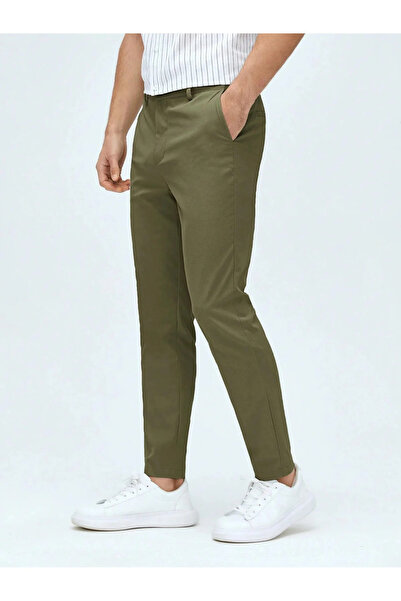 Wkm Denim Pantaloni chino de in pentru bărbați, ocazional, cu croiala normală