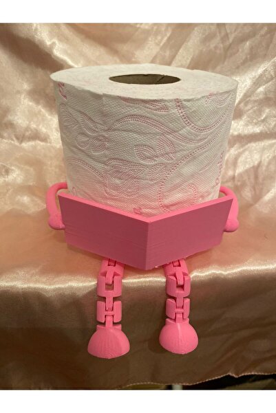 Eta3d 3D Printing Sitting Figure Toilet Paper Holder – Decorative Stand