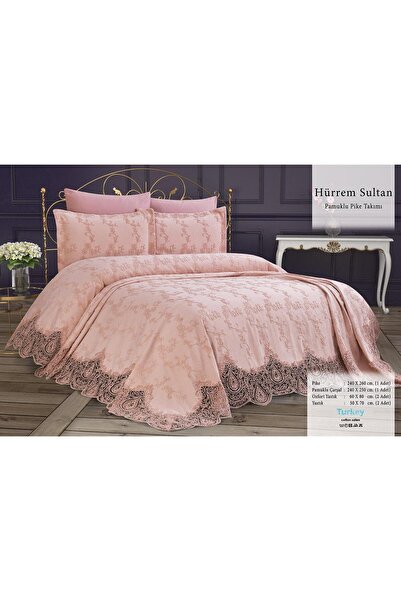 by acar home paris Hürrem Sultan 6-Piece Cotton Pique Set