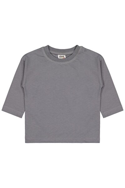Civil Baby Basic 6-18 Ay Sweatshirt - Gri 12-18 Ay