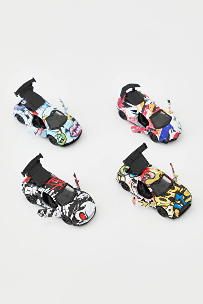 KentOyuncaK 4-Piece Pull-Back Diecast 1:64 Scale Racing Cars – Set 02