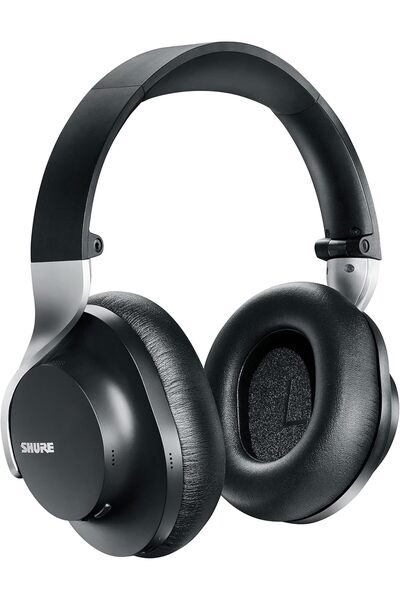Shure AONIC 40 Over Ear Wireless Noise Cancelling Headphones - Black