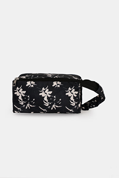 ICONE BAG Makeup Bag, Printed Polyester Makeup Bag, Zipper Box-Shaped Cosmetic Bag
