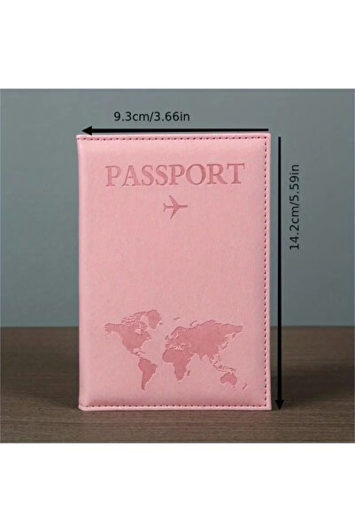 Silpus Single Pink Passport Case Wallet