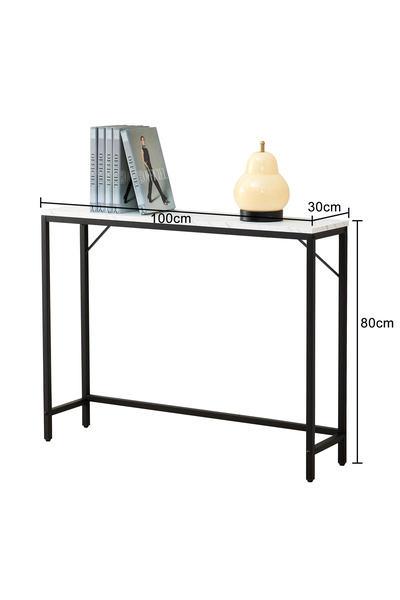 VariFurnx 100*30*80cm Console Table Entryway Sofa Table Entrance Table Kitchen Bar Display Table Storage Shelf