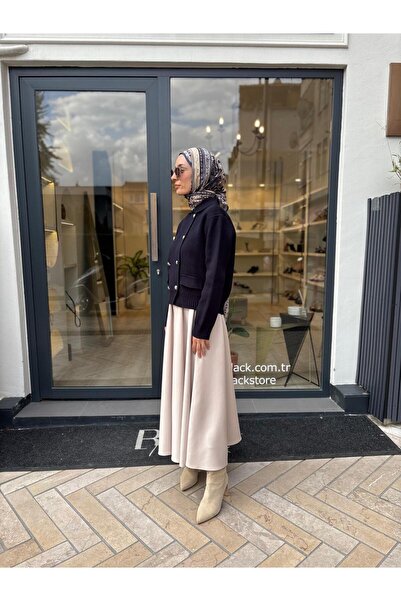 Babil Butik TD4404 Γυναικείο μπουφάν Mara Navy Blue