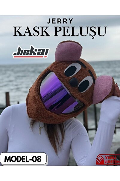 JİEKAİ MODEL-08 KASK PELUŞU-KILIFI TEK EBAT JERRY
