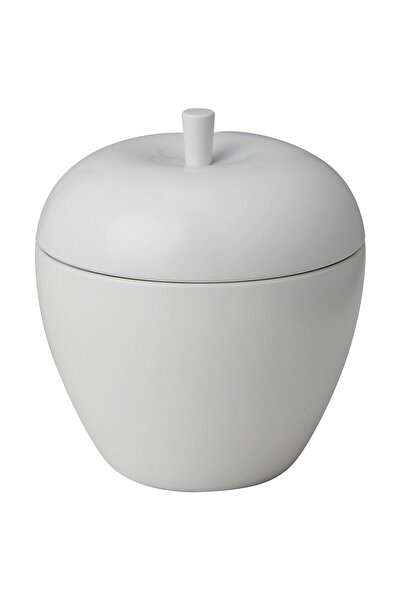 IKEA VINTERFINT Scented candle in metal tin, apple-shaped/Vanilla white, 24 hr