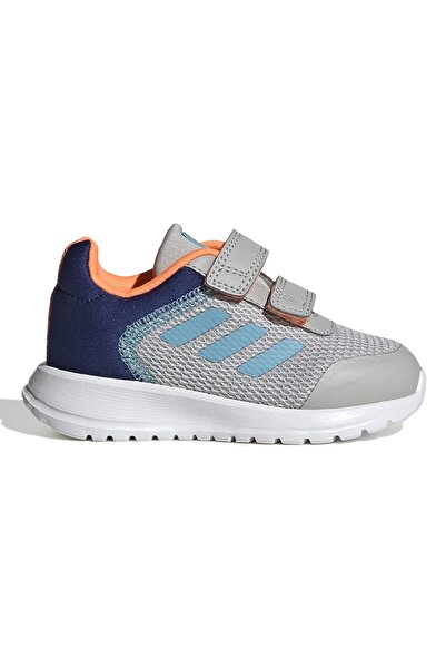 Adidas Sportswear Tensaur Run 2.0 Kids Velcro Sneakers - Light Grey/Navy, Siz...