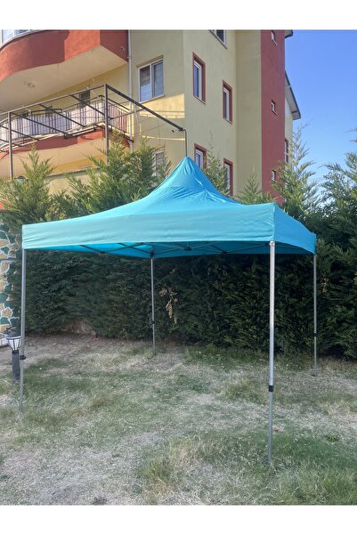 HİLAL ŞEMSİYE 3x3 GAZEBO ÇADIR TURKUAZ