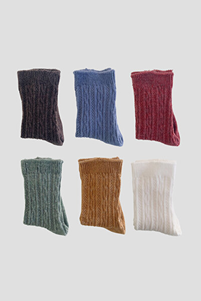 Defne Baby 5+1 Pair Premium Cotton Jacquard Patterned Baby Socks Set – Pineapple Collection