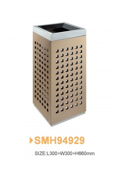 SMASH DESIGN LUXURY BINS Stainless Steel Trash Bin SMH94929, 40 L