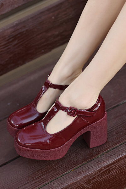 kajal ayakkabı SMR 3264 Ремінь з товстим каблуком Деталь