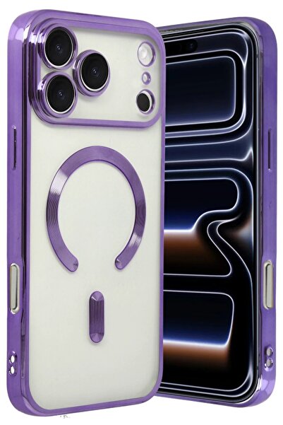 CepteToptan Myt09 Apple iPhone 17 Pro Kross Magneticsafe Case - Purple