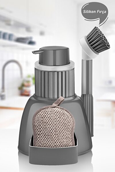 Comprox Ballerina Kitchen and Bathroom Cleaning Set Gray