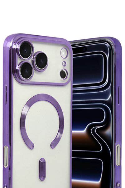 CepteToptan Myt09 Apple iPhone 17 Pro Kross Magneticsafe Case - Purple
