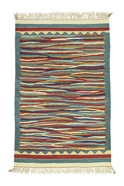 Soho Antiq Girelli Soyut Desenli Yün Kilim 116x180 cm
