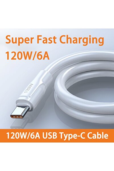 AdyMel Adymel data and charging cable, super fast, 6A, 120W power, quick charge, USB-A to USB Type C, 1.